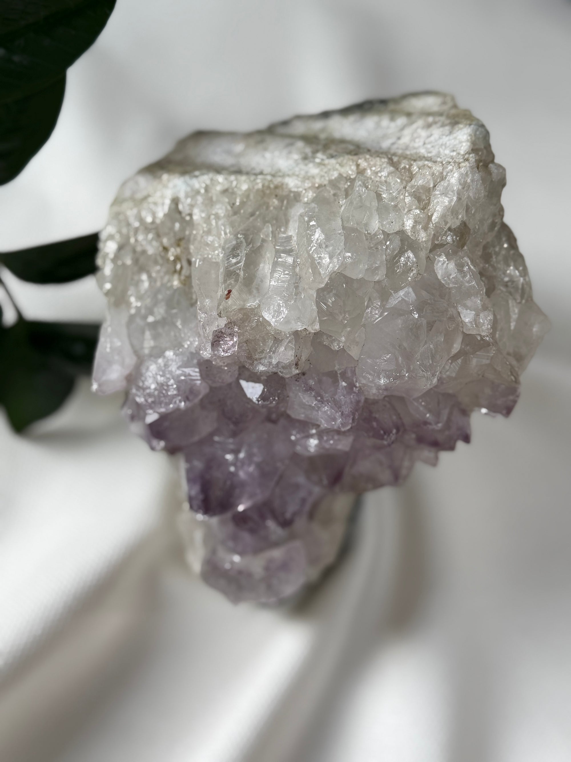 Amethist 16 hoog en 15 breed 90,- 