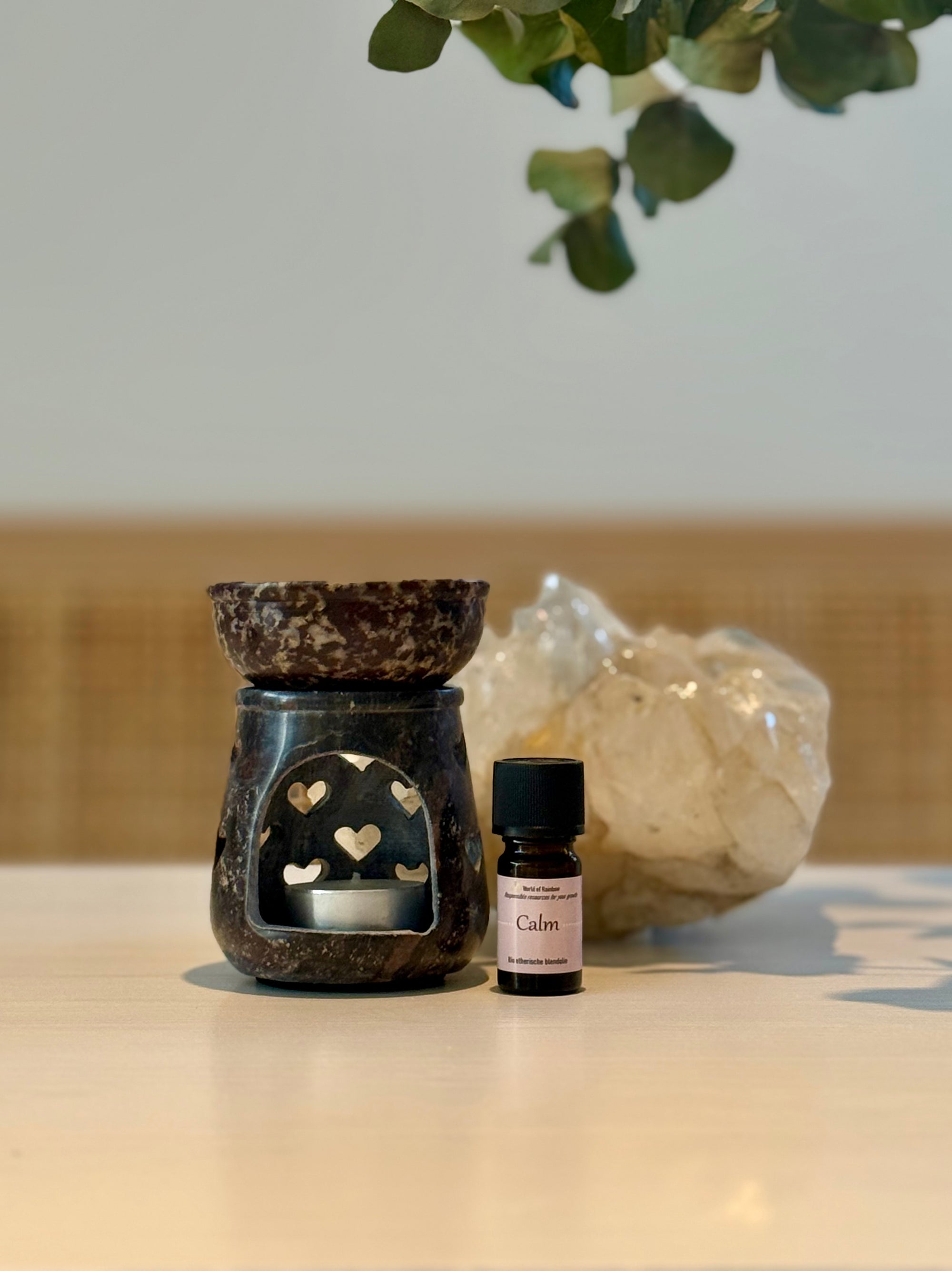 Geurlampje zeepsteen