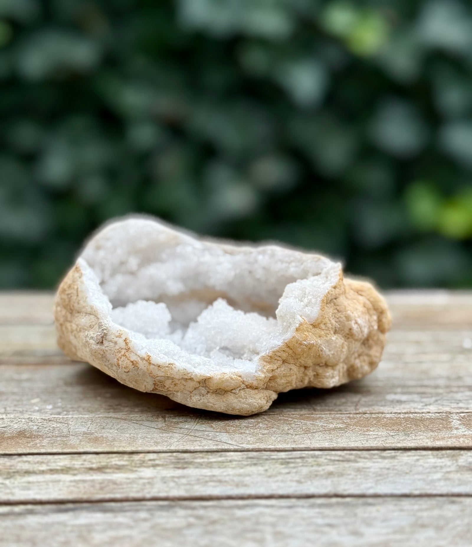 Kwartsgeode met drusy-kristallen