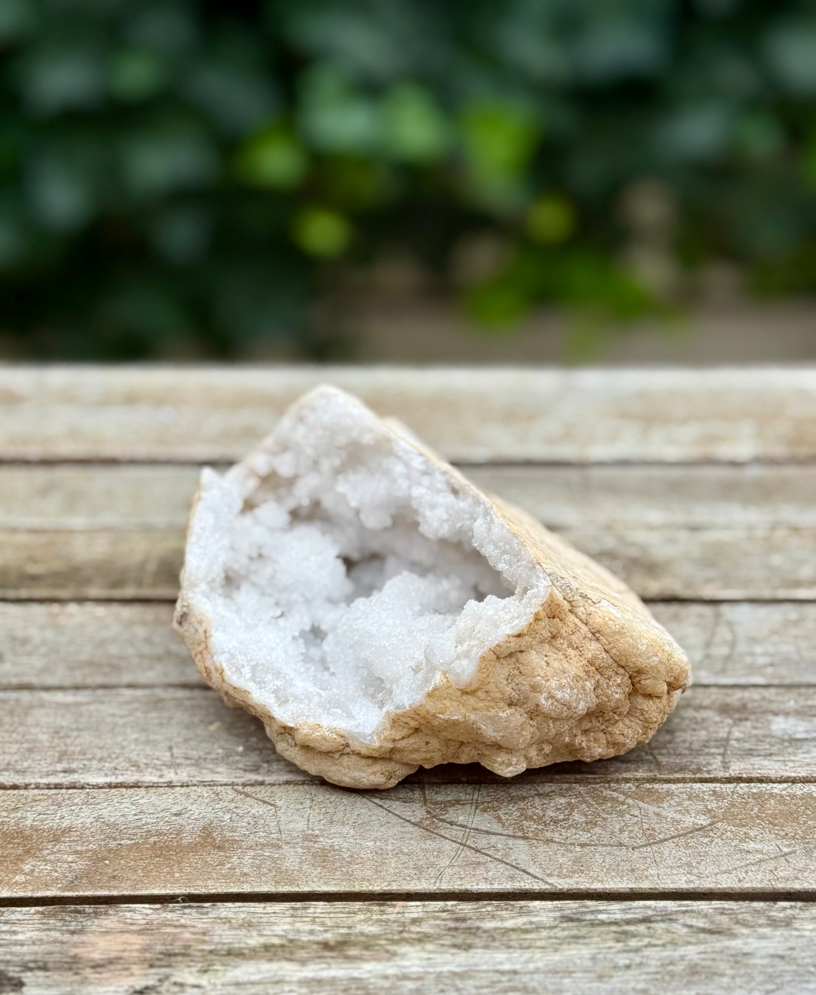 Kwartsgeode met drusy-kristallen