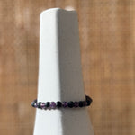 Lavasteen amethist armband